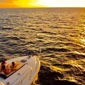 Private yacht excursion at Sunset